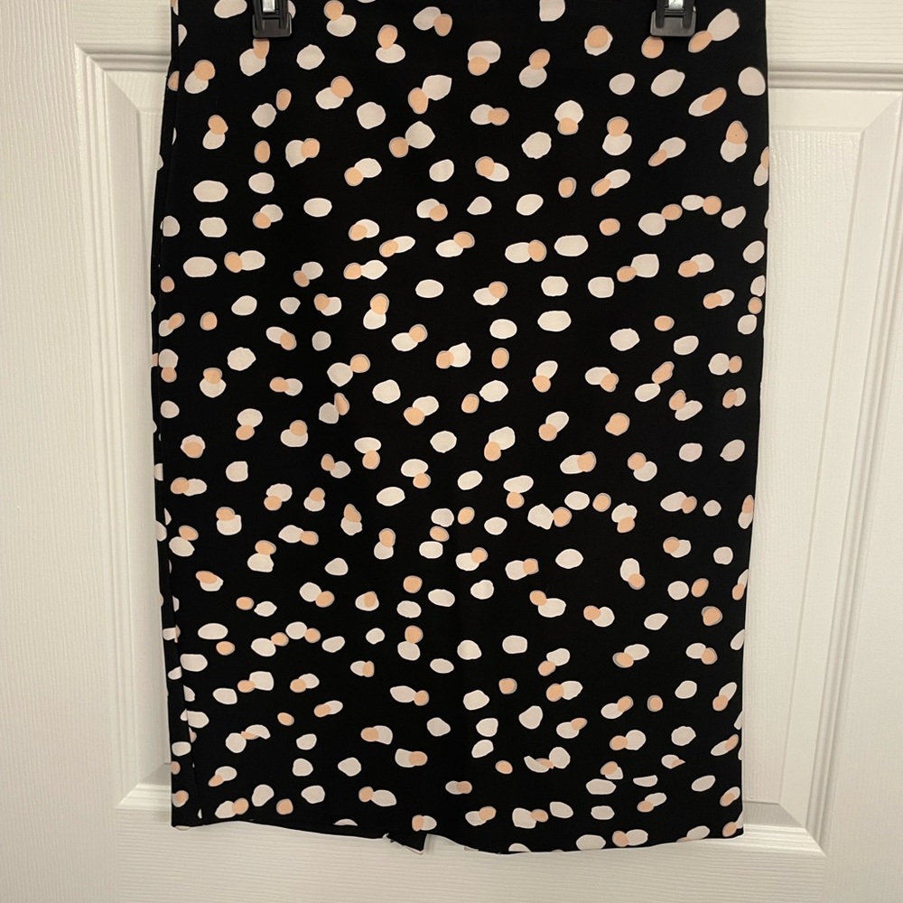 Philosophy Black and White Polka Dot Pencil Skirt size 6